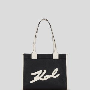 K/SKUARE GRAINY MEDIUM TOTE BAG