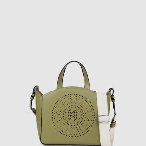 K/CIRCLE PERFORATED SMALL TOTE BAG