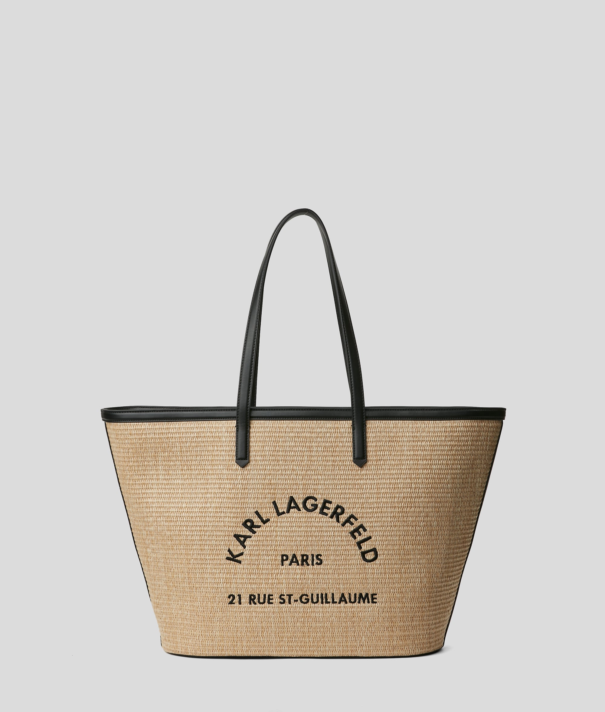 Rue St-Guillaume woven tote bag