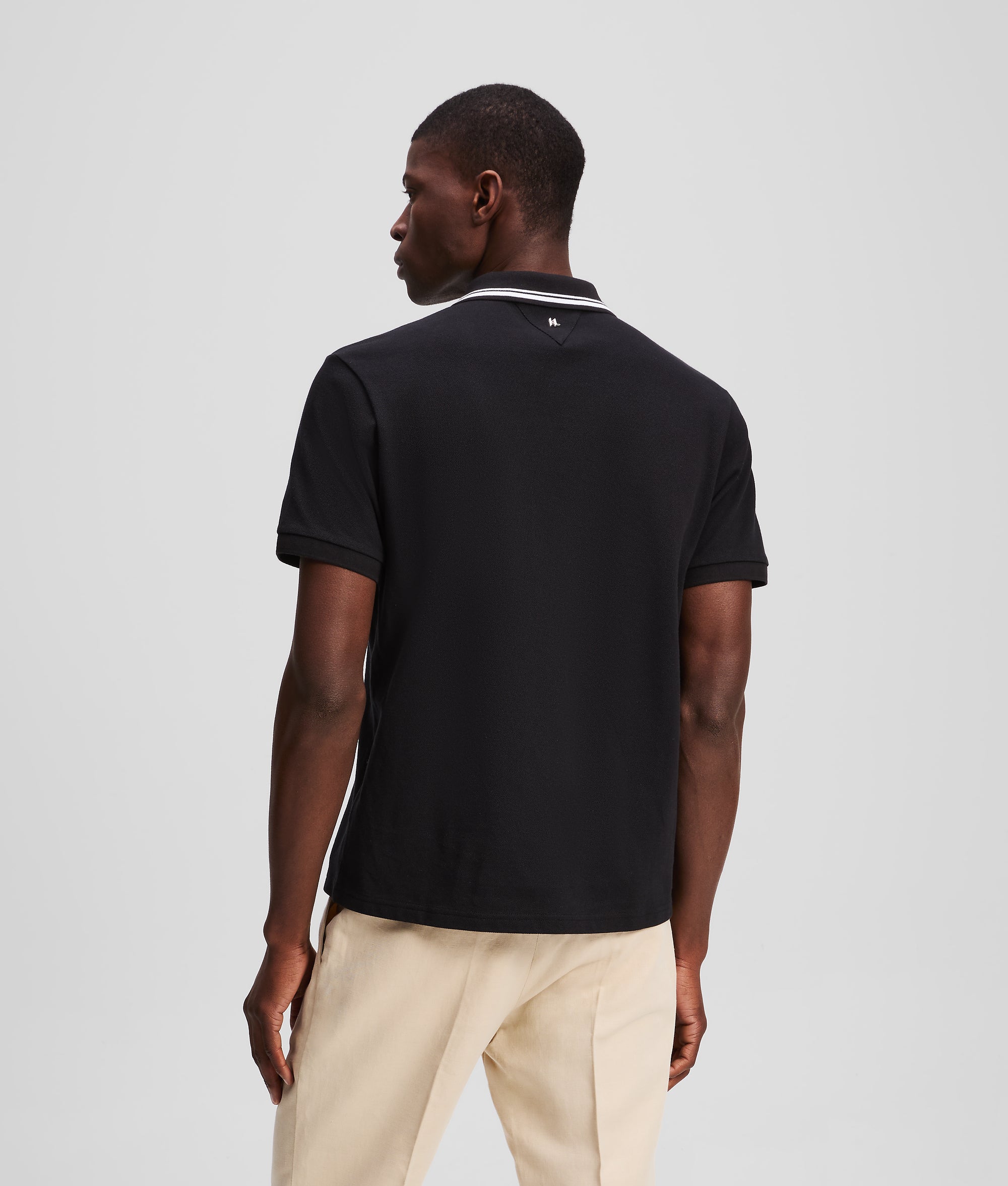 CONTRAST PIPING POLO SHIRT - Image 2