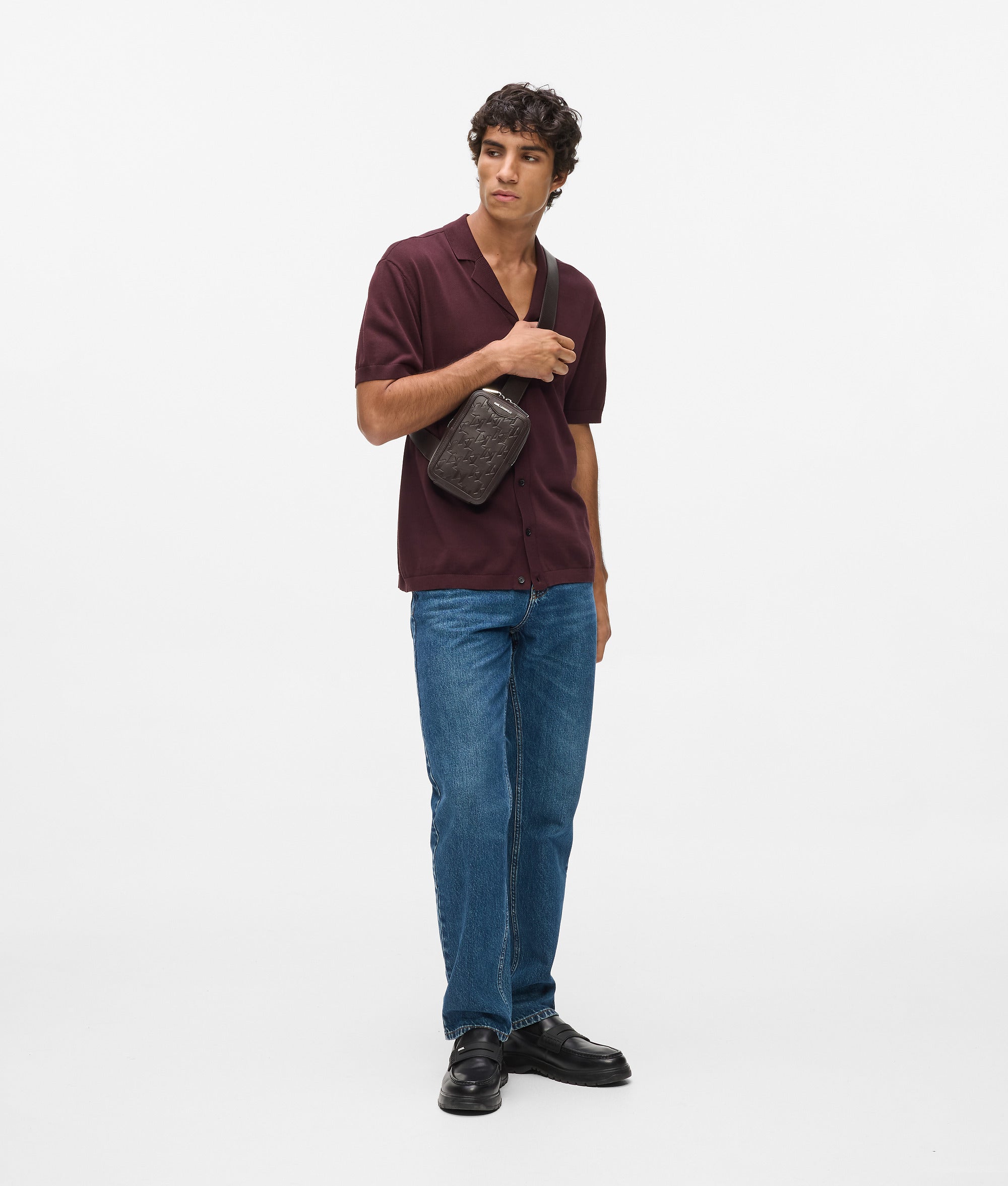 K/LOOM LEATHER SMALL SLING BAG - Image 2