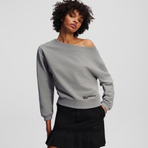 OFF-SHOULDER SWEATSHIRT