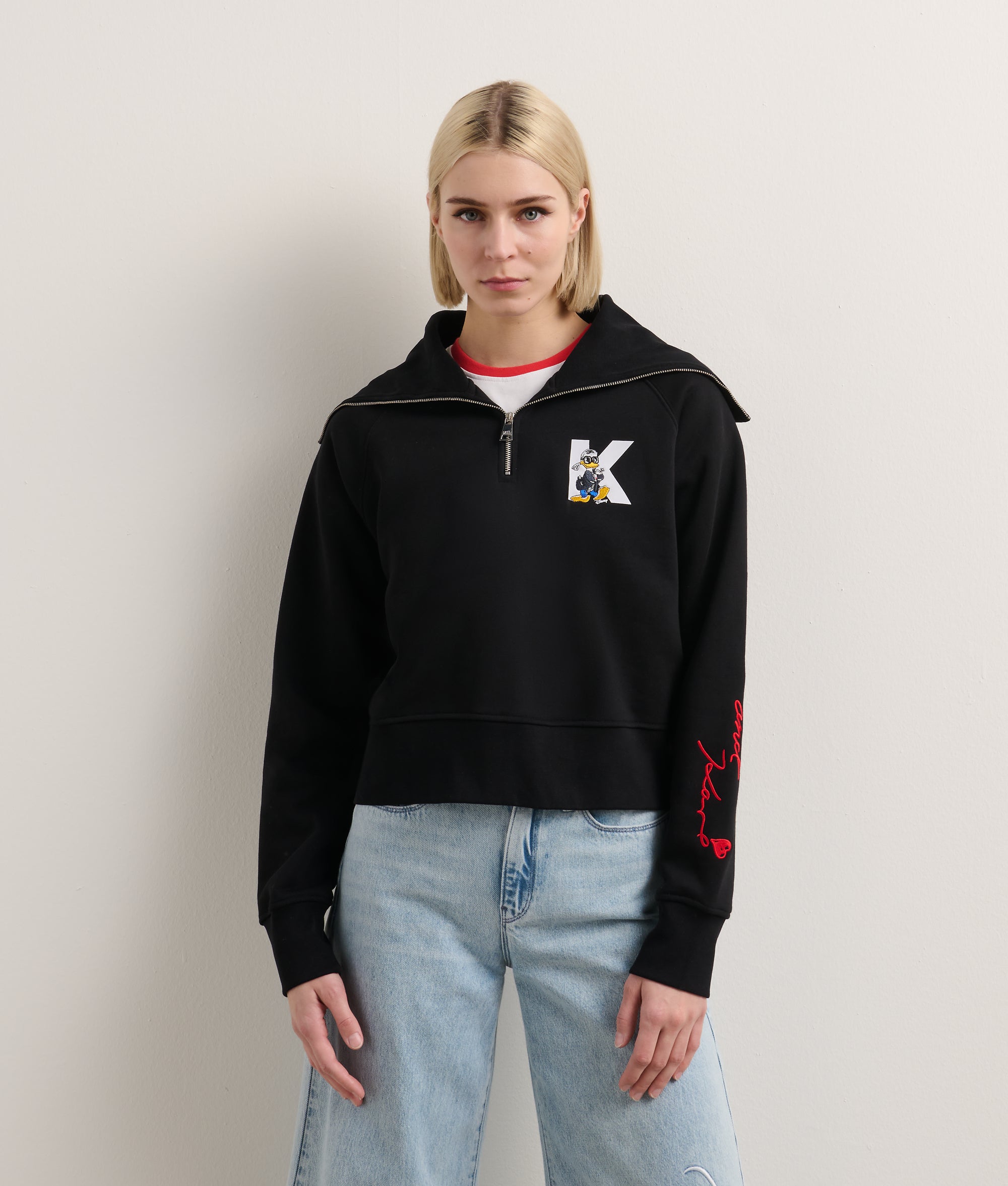 DISNEY X KL HALF-ZIP SWEATSHIRT