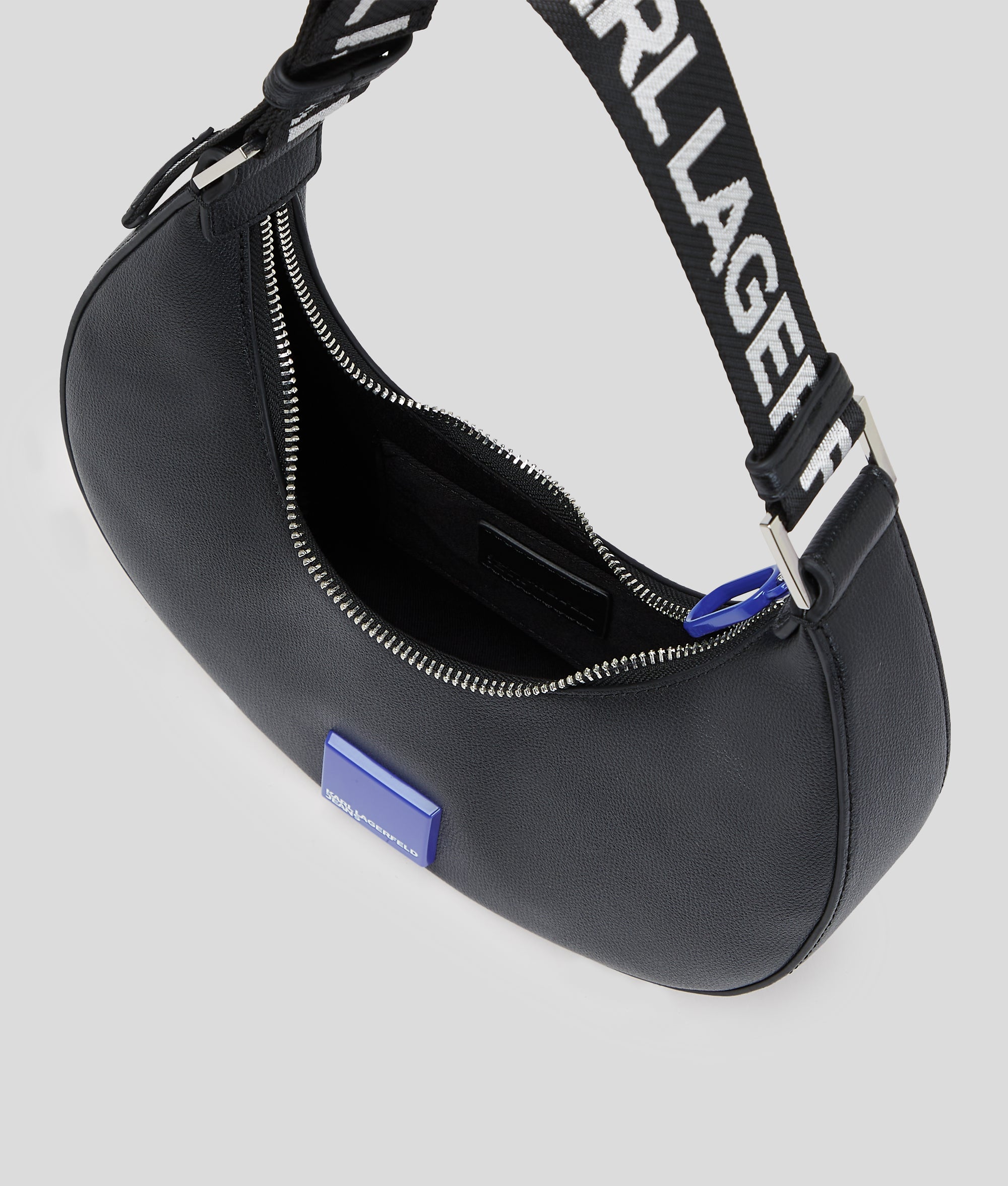 KLJ BOX LOGO HALF-MOON SHOULDER BAG - Image 5