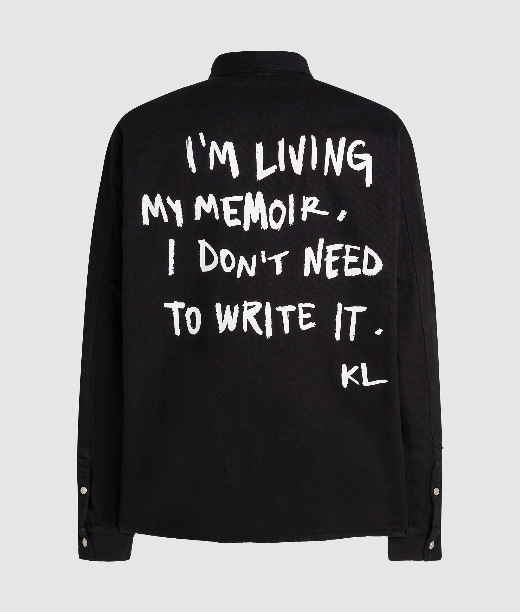Karl quote overshirt - Image 6