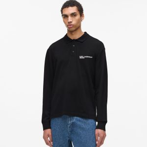 Long-sleeved polo shirt