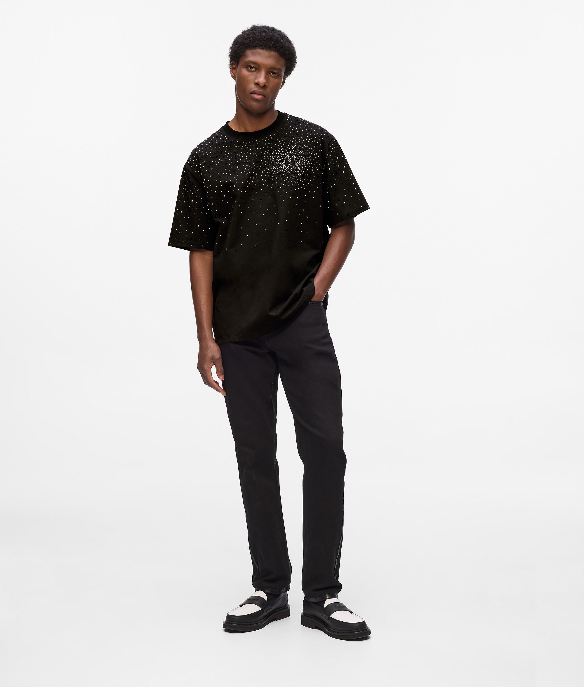 Rhinestone Monogram T-shirt - Image 4