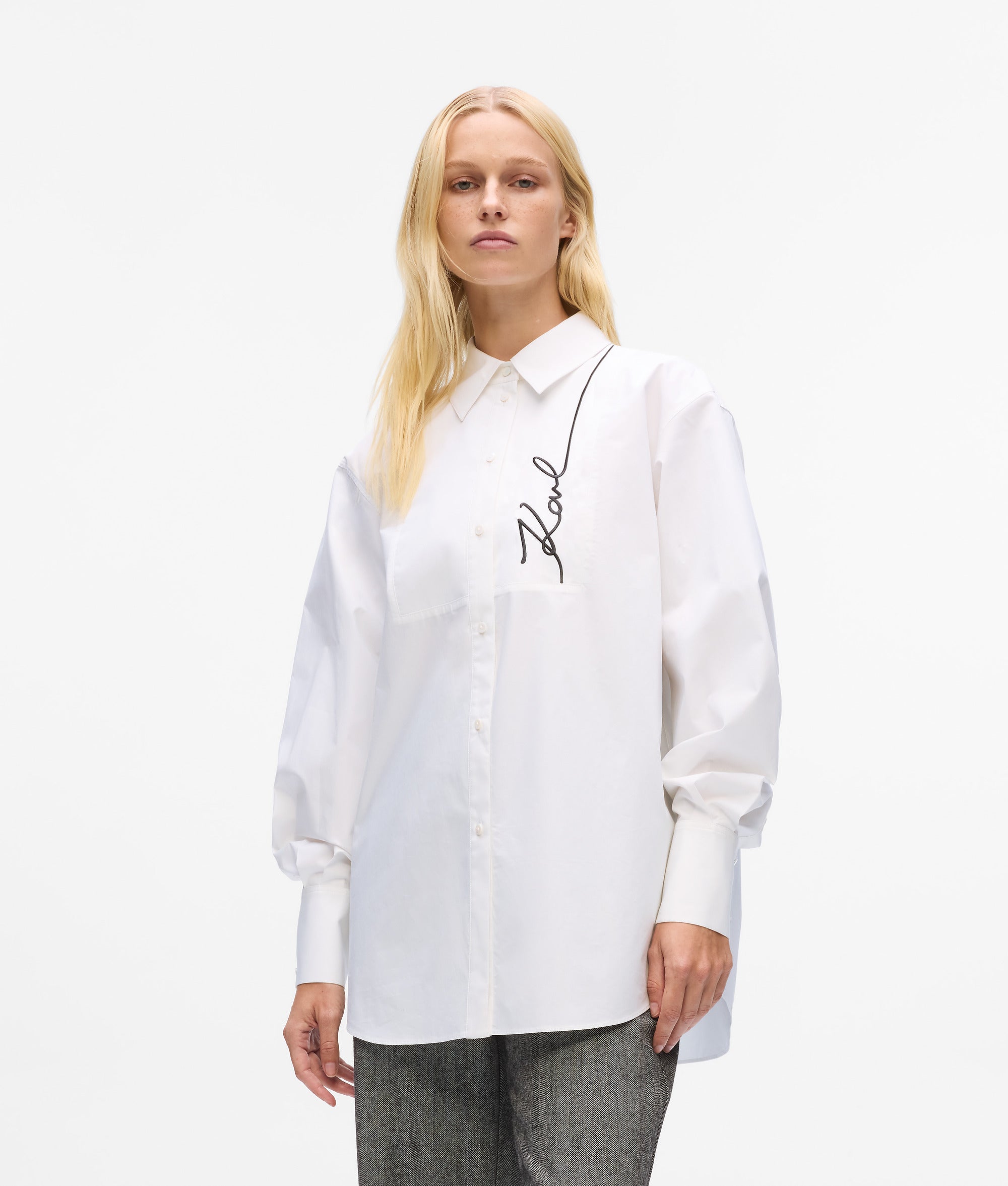 Signature poplin shirt