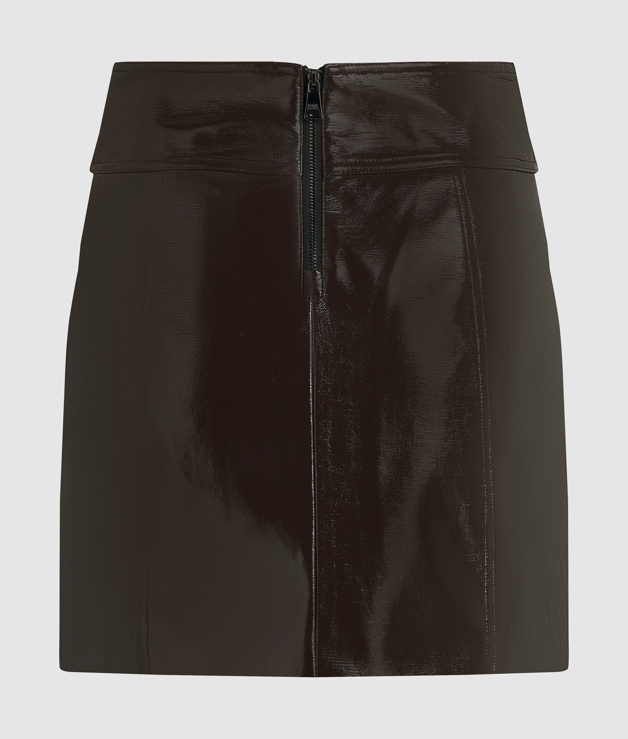 Patent faux-leather skirt - Image 6