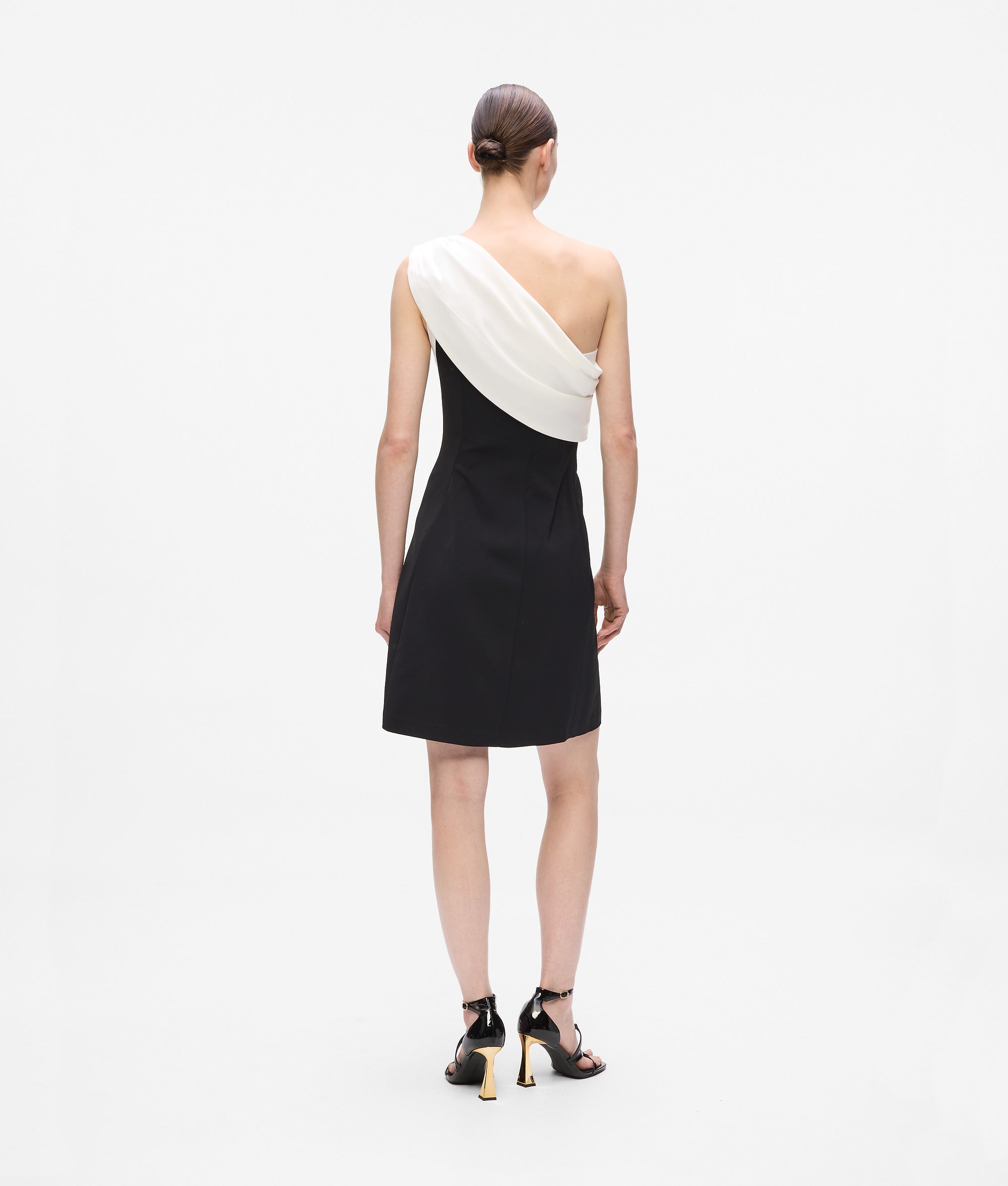 Draped one-shoulder dress - Image 3