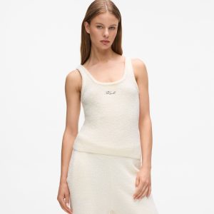 Signature fleece lounge tank top