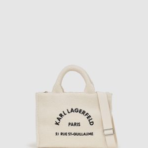 Rue St-Guillaume shearling tote bag