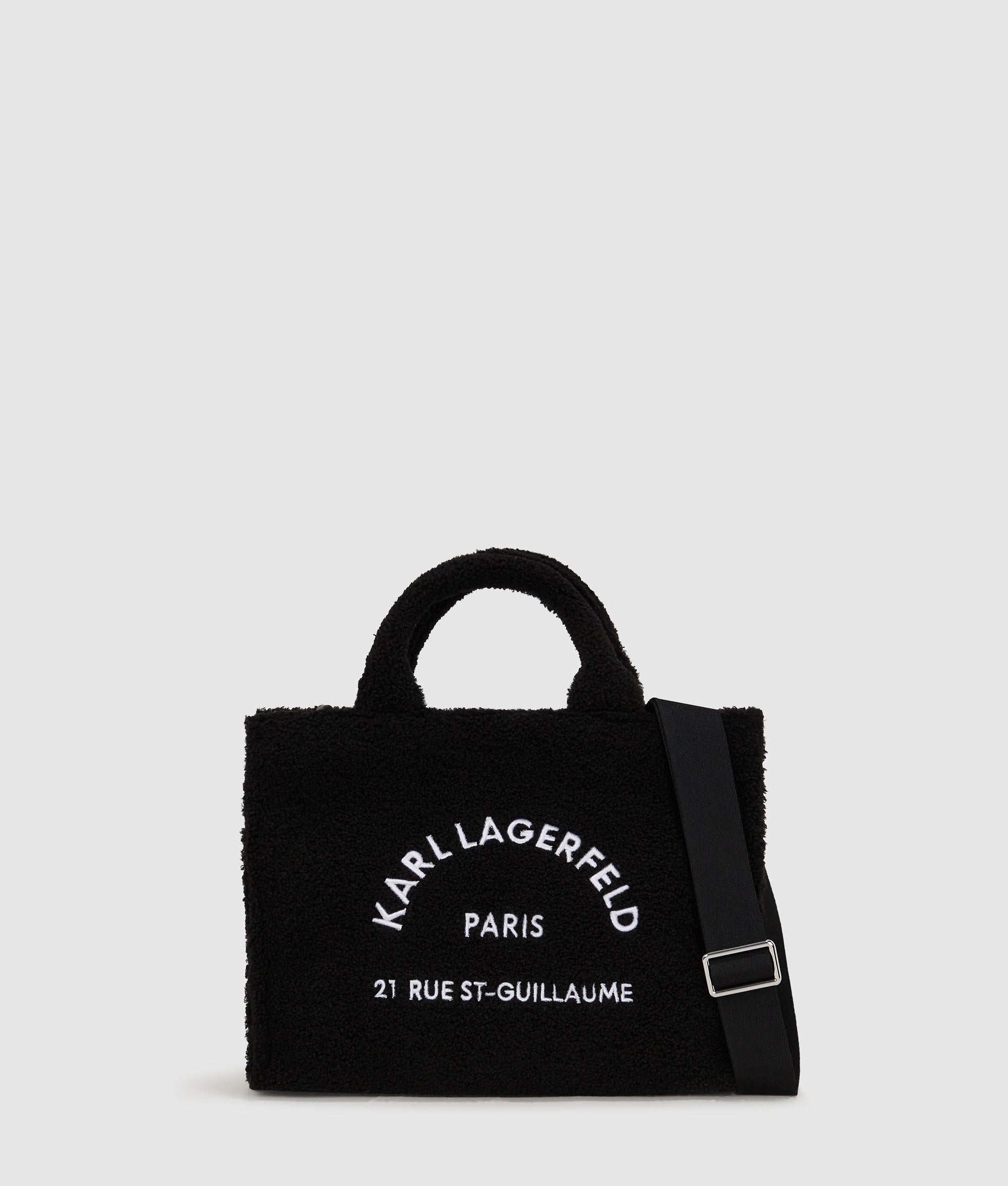 Rue St-Guillaume shearling tote bag