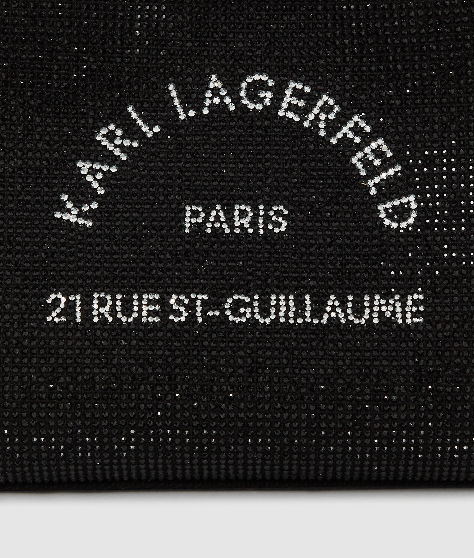 Rue St-Guillaume mini rhinestone tote bag - Image 3