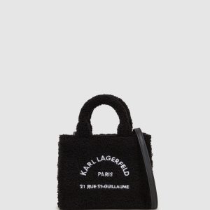 Rue St-Guillaume mini shearling tote bag