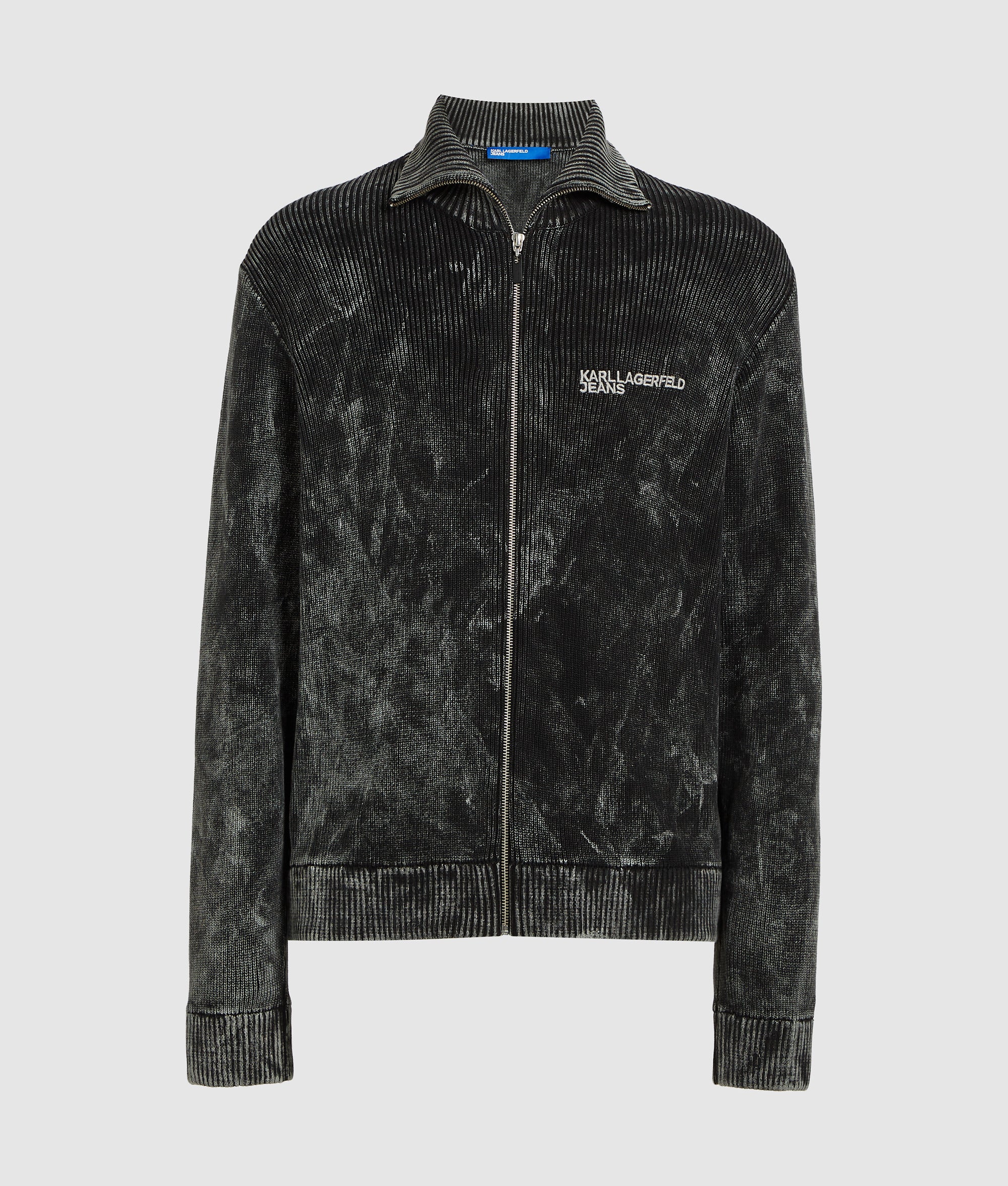 Washed zip-up sweater - Image 5