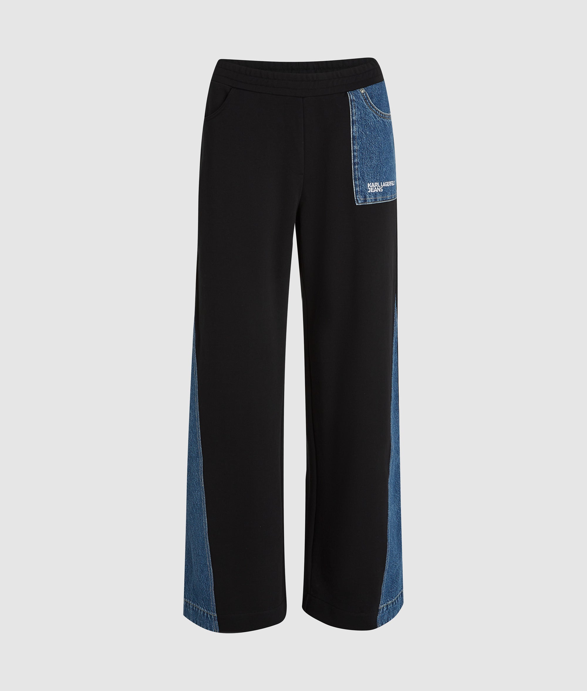 Denim panel sweatpants - Image 5