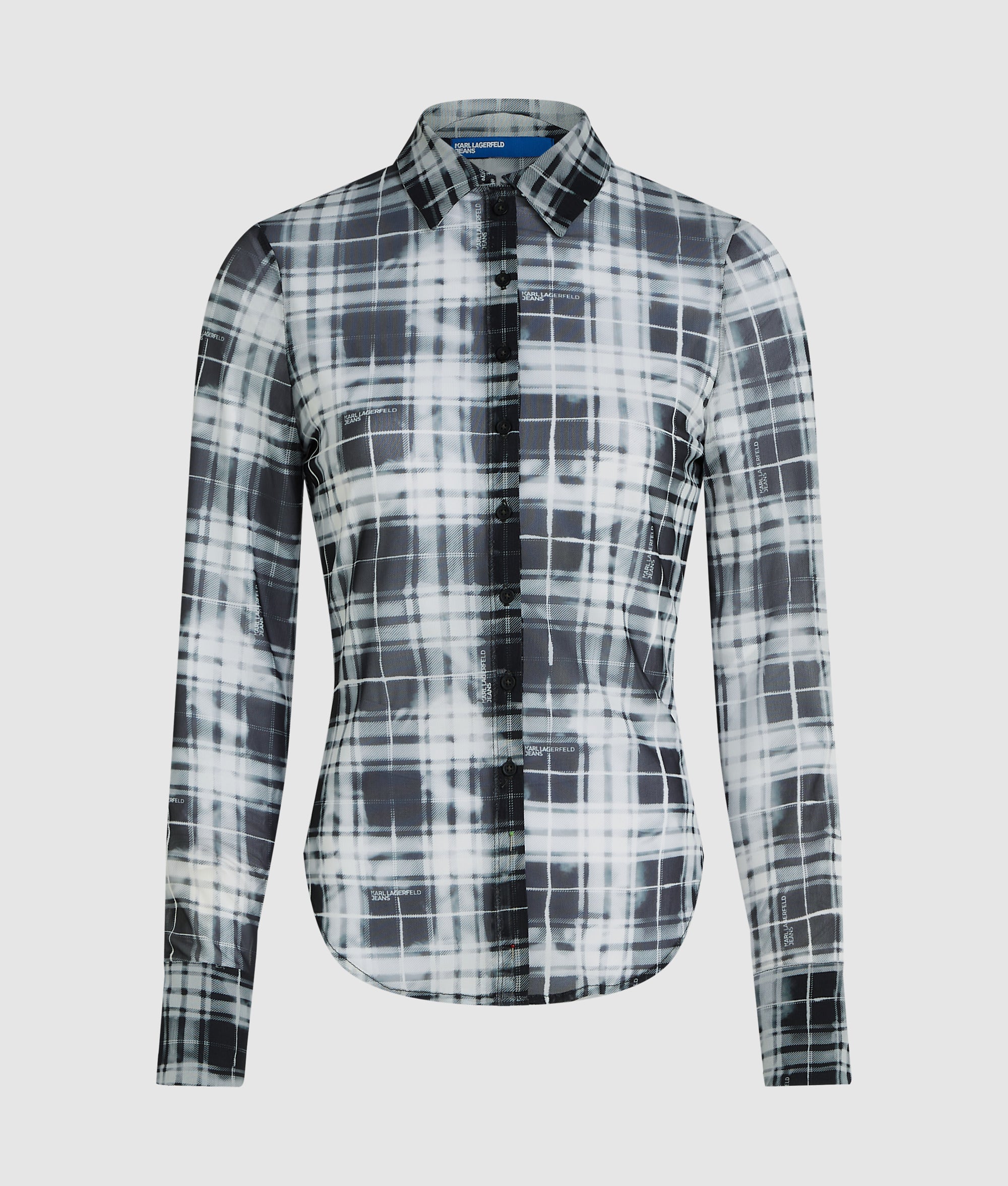 Checked mesh shirt - Image 5