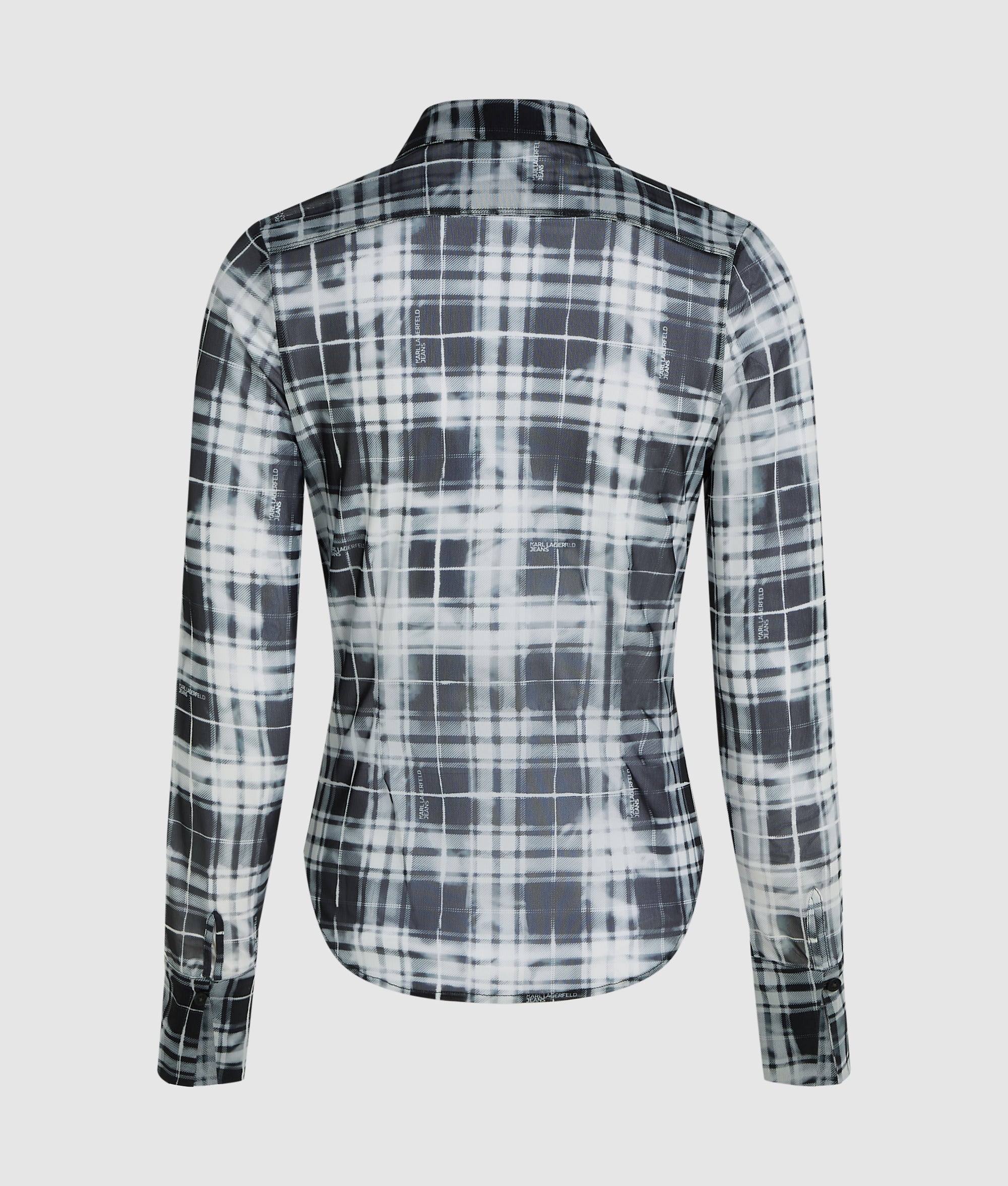 Checked mesh shirt - Image 6