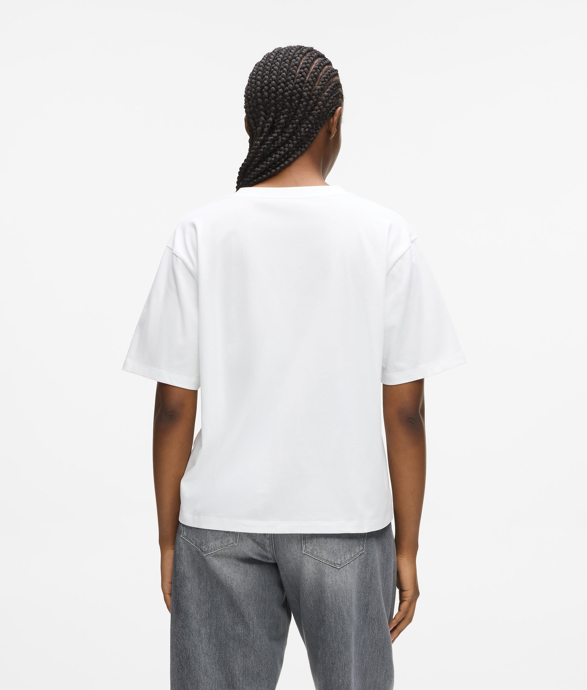 Signature hem V-neck T-shirt - Image 2