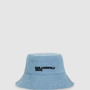 Reversible denim bucket hat
