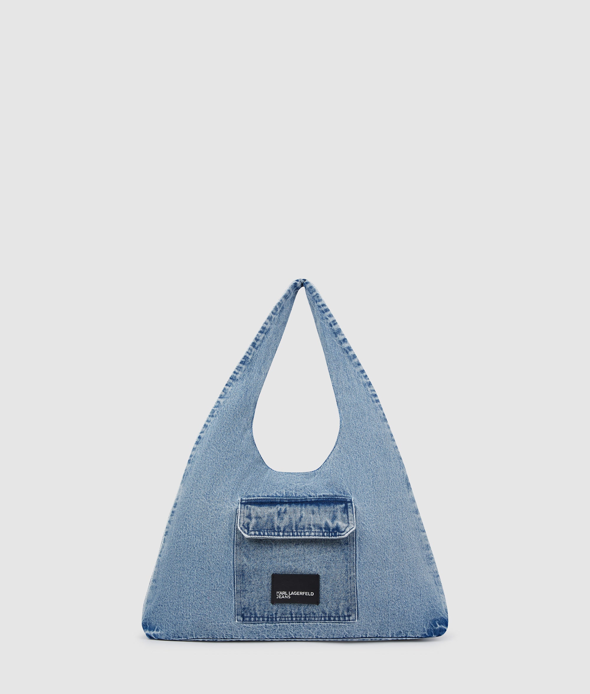 Denim hobo shopper