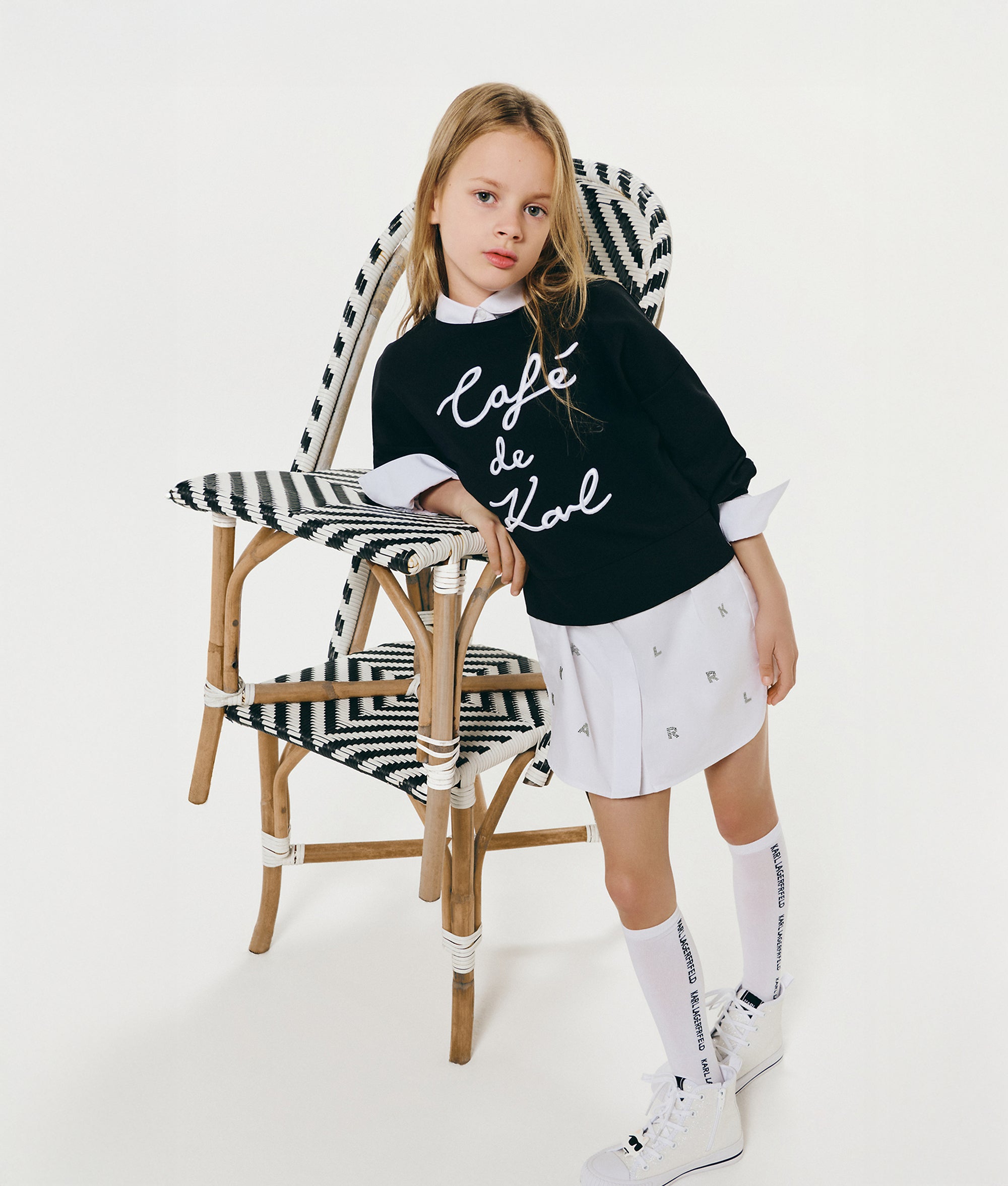 GIRLS CAF?? DE KARL SWEATSHIRT - Image 5