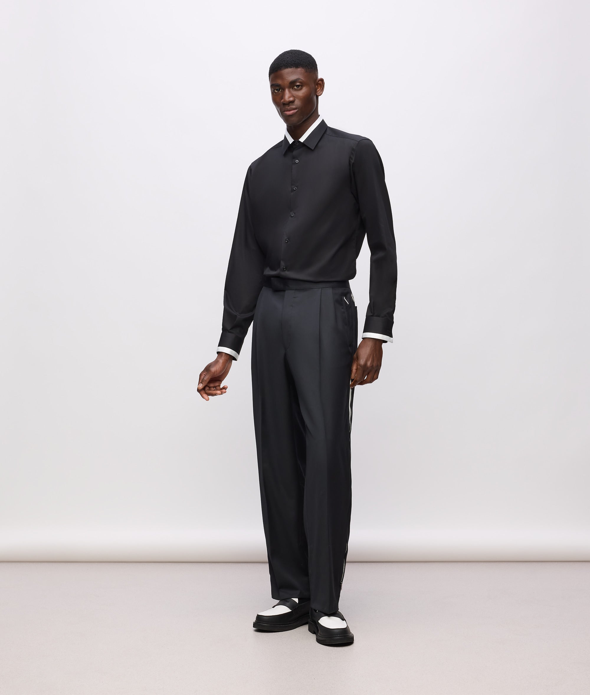 KL Studio contrast piping pants