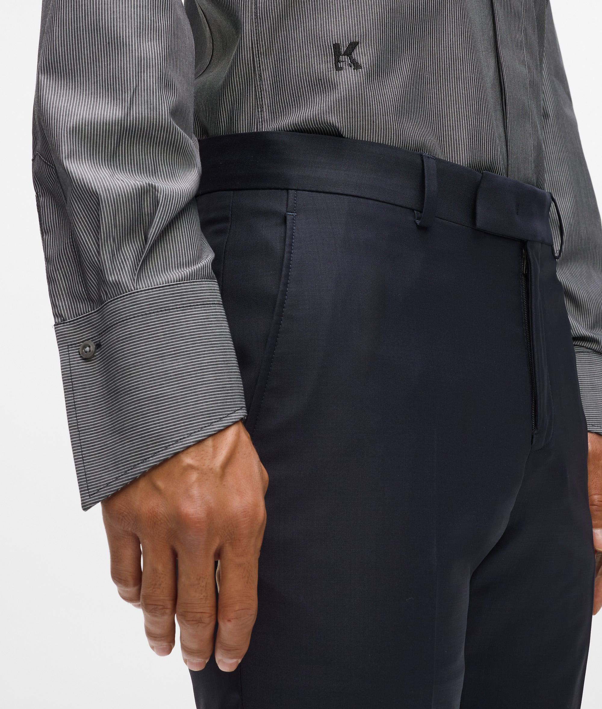 Diagonal cuff shirt - Image 3