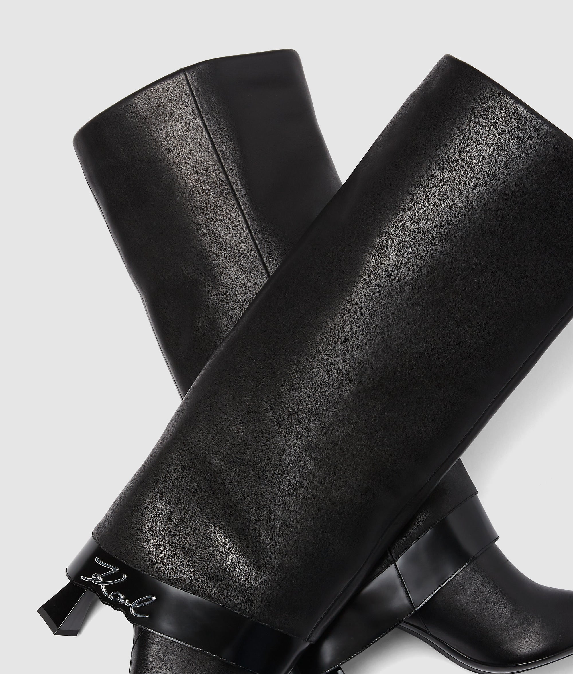 Debutante tall fold-down boots - Image 3
